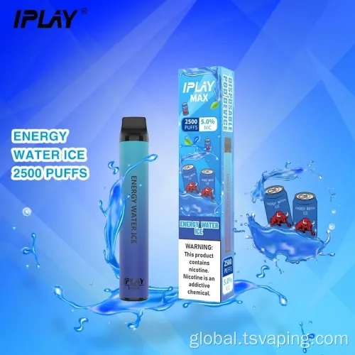 Wholesale Iplay Disposable Vape 2500 Puffs Iplay Original E-Cigarette 2500 Puffs Mesh Coil Vape Factory